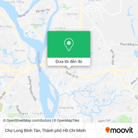 Bản đồ Chợ Long Bình Tân