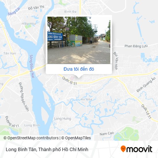 Bản đồ Long Bình Tân