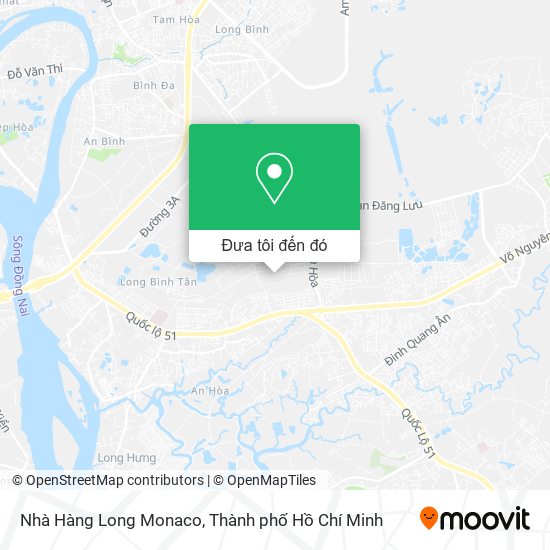 Bản đồ Nhà Hàng Long Monaco
