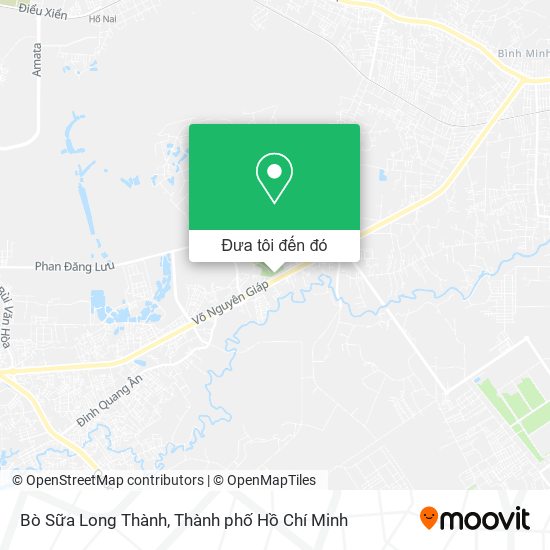 Bản đồ Bò Sữa Long Thành