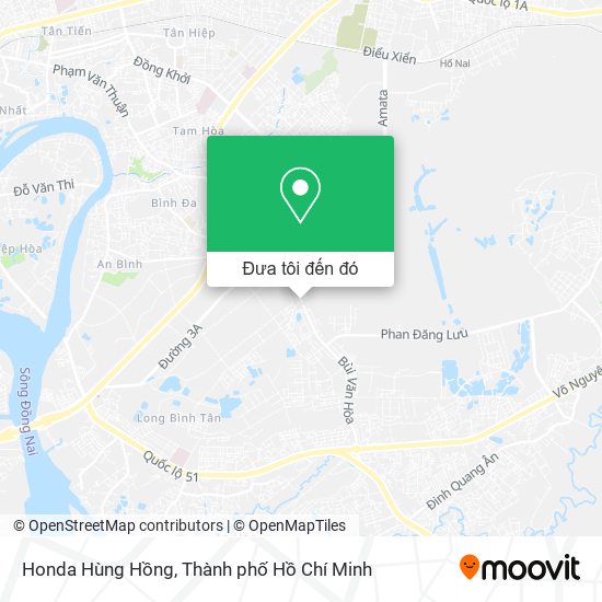 Bản đồ Honda Hùng Hồng