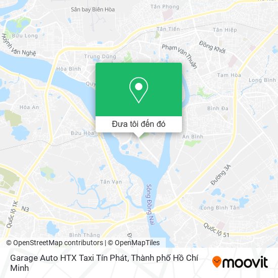 Bản đồ Garage Auto HTX Taxi Tín Phát