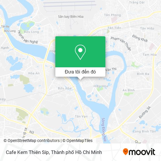 Bản đồ Cafe Kem Thiên Síp