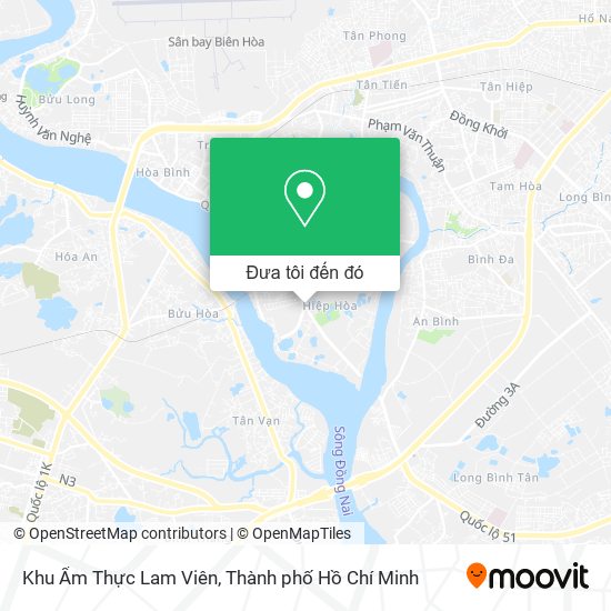 Bản đồ Khu Ẩm Thực Lam Viên