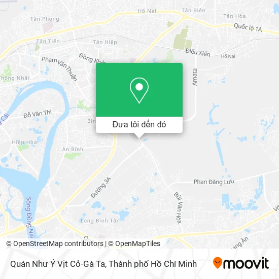 Bản đồ Quán Như Ý Vịt Cỏ-Gà Ta
