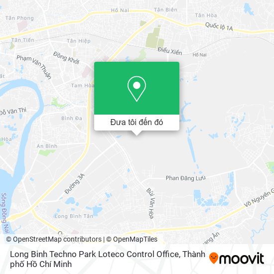 Bản đồ Long Binh Techno Park Loteco Control Office