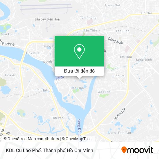 Bản đồ KDL Cù Lao Phố