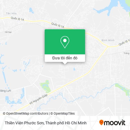 Bản đồ Thiền Viện Phước Sơn