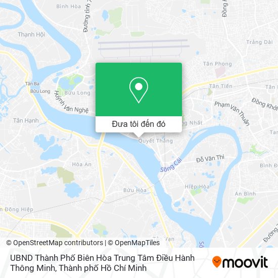 Bản đồ UBND Thành Phố Biên Hòa Trung Tâm Điều Hành Thông Minh