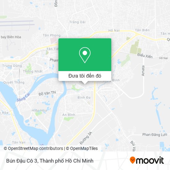 Bản đồ Bún Đậu Cô 3