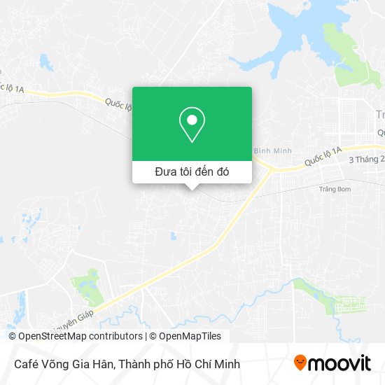 Bản đồ Café Võng Gia Hân