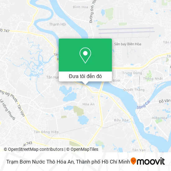 Bản đồ Trạm Bơm Nước Thô Hóa An