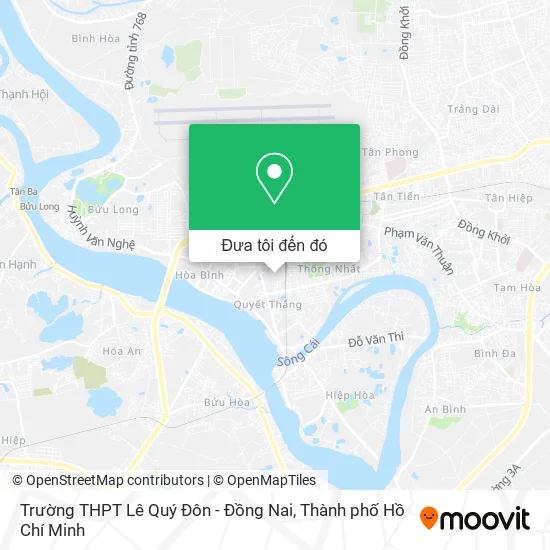 Bản đồ Trường THPT Lê Quý Đôn - Đồng Nai