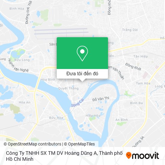 Bản đồ Công Ty TNHH SX TM DV Hoàng Dũng A