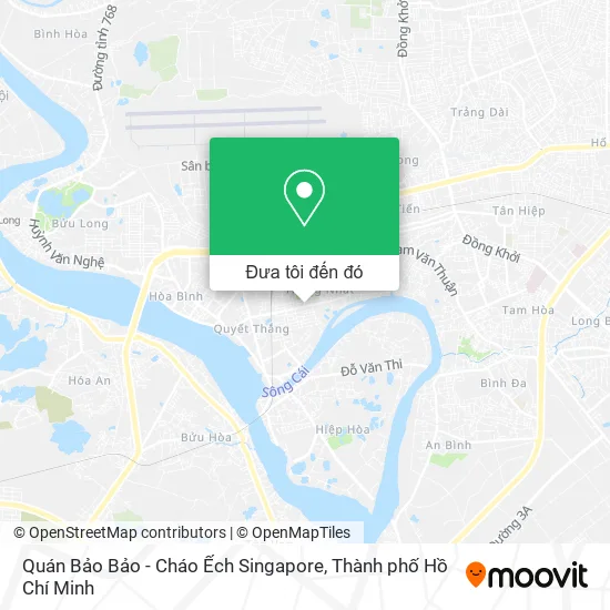 Bản đồ Quán Bảo Bảo - Cháo Ếch Singapore