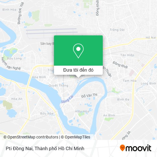 Bản đồ Pti Đồng Nai