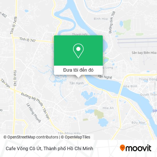 Bản đồ Cafe Võng Cô Út