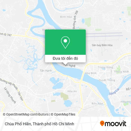 Bản đồ Chùa Phổ Hiền
