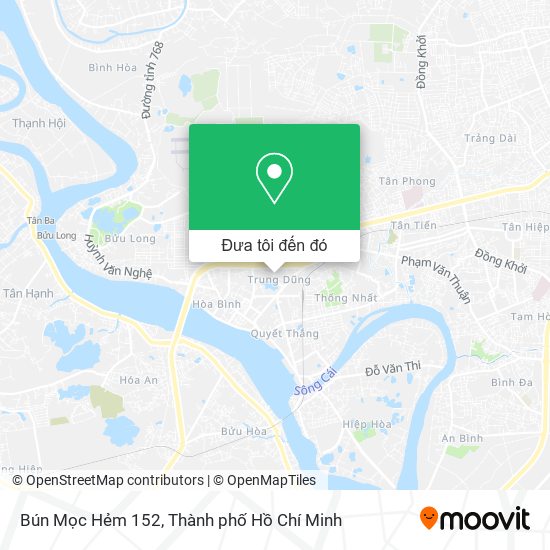 Bản đồ Bún Mọc Hẻm 152