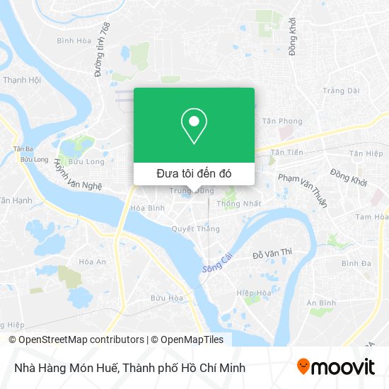 Bản đồ Nhà Hàng Món Huế