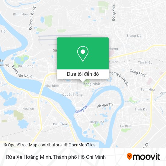 Bản đồ Rửa Xe Hoàng Minh