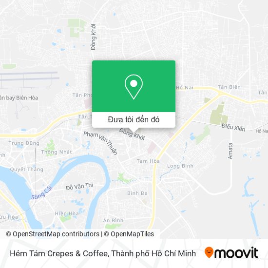 Bản đồ Hẻm Tám Crepes & Coffee