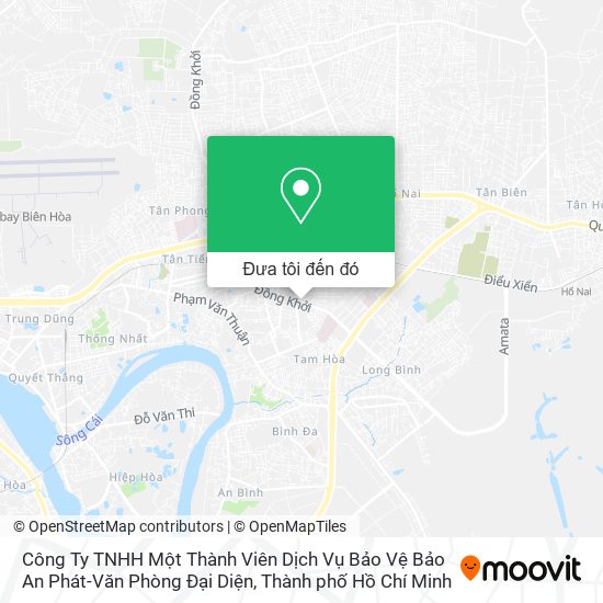 Bản đồ Công Ty TNHH Một Thành Viên Dịch Vụ Bảo Vệ Bảo An Phát-Văn Phòng Đại Diện