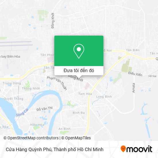 Bản đồ Cửa Hàng Quỳnh Phú