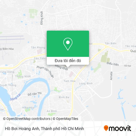 Bản đồ Hồ Bơi Hoàng Anh