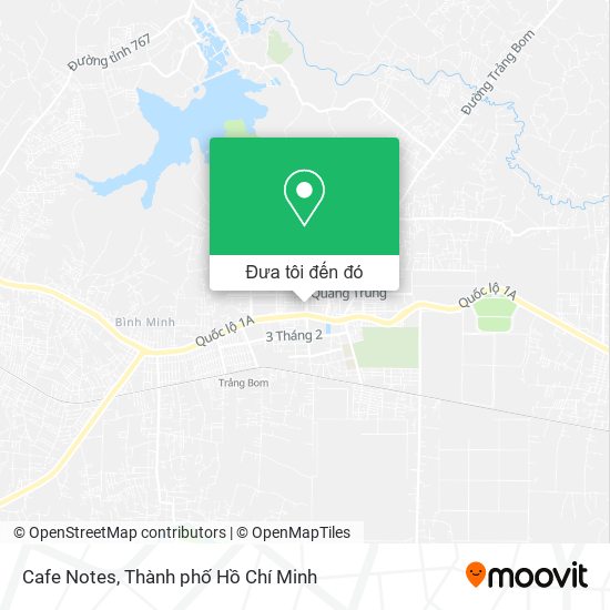 Bản đồ Cafe Notes