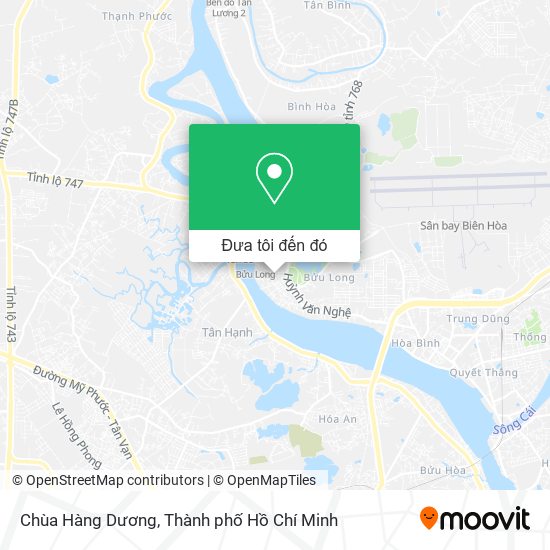 Bản đồ Chùa Hàng Dương