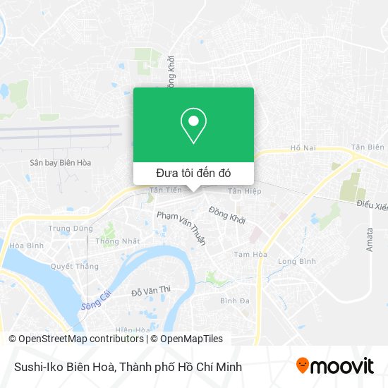 Bản đồ Sushi-Iko Biên Hoà