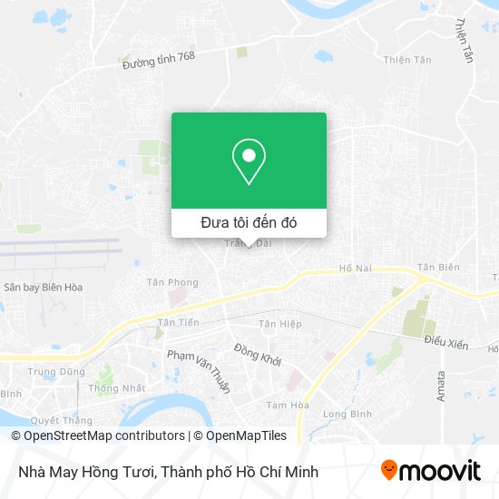 Bản đồ Nhà May Hồng Tươi