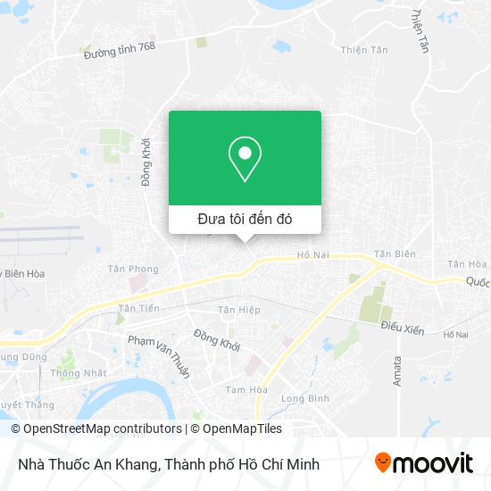 Bản đồ Nhà Thuốc An Khang