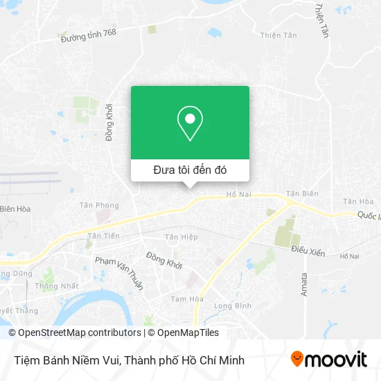 Bản đồ Tiệm Bánh Niềm Vui