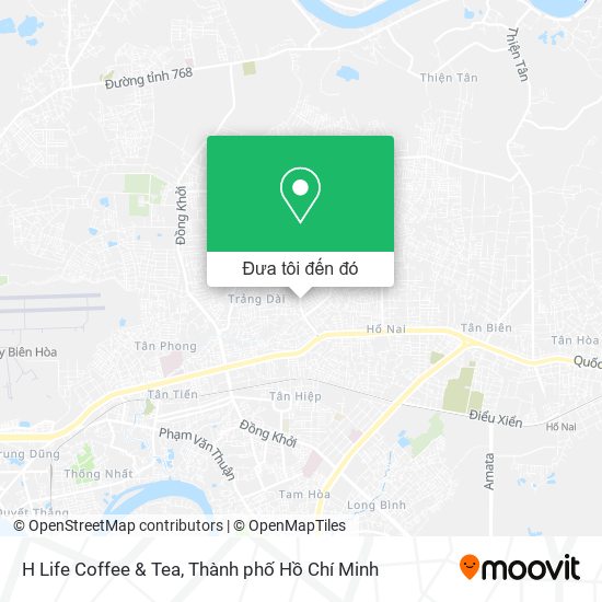 Bản đồ H Life Coffee & Tea