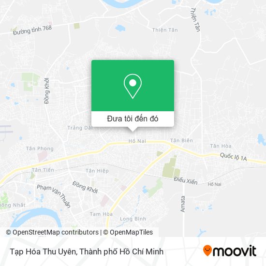 Bản đồ Tạp Hóa Thu Uyên