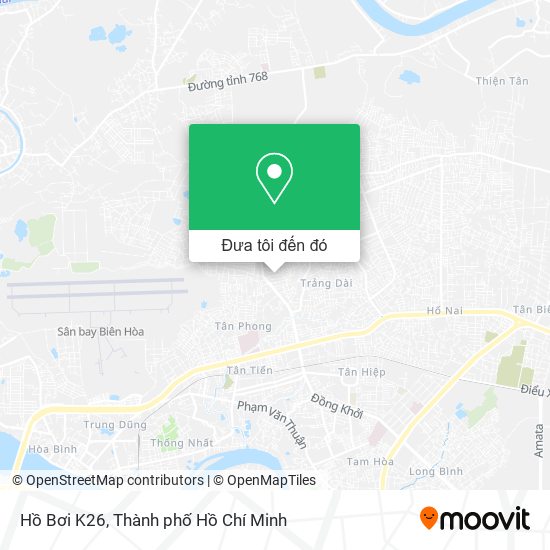 Bản đồ Hồ Bơi K26