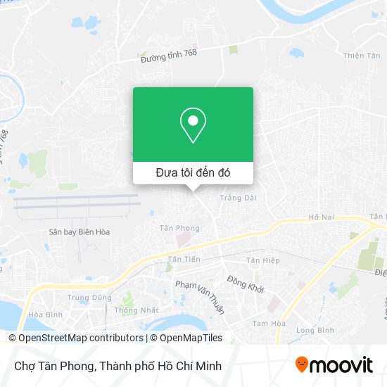 Bản đồ Chợ Tân Phong