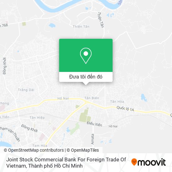 Bản đồ Joint Stock Commercial Bank For Foreign Trade Of Vietnam