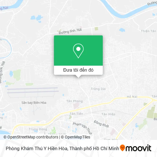 Bản đồ Phòng Khám Thú Y Hiền Hòa