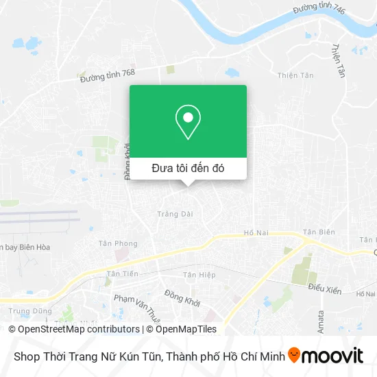 Bản đồ Shop Thời Trang Nữ Kún Tũn
