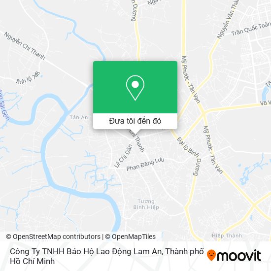 Bản đồ Công Ty TNHH Bảo Hộ Lao Động Lam An
