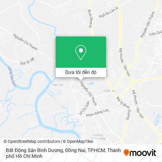 Bản đồ Bất Động Sản Bình Dương, Đồng Nai, TP.HCM