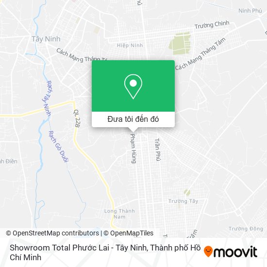 Bản đồ Showroom Total Phước Lai - Tây Ninh