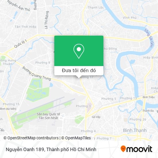 Bản đồ Nguyễn Oanh 189