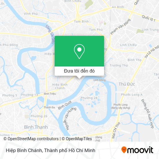 Bản đồ Hiệp Bình Chánh
