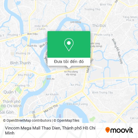 Làm sao để đến Vincom Mega Mall Thao Dien ở Quận 2 bằng Xe buýt?