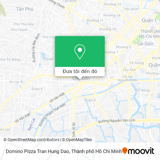 Bản đồ Domino Pizza Tran Hung Dao