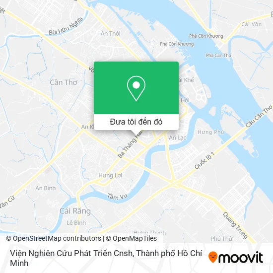 Bản đồ Viện Nghiên Cứu Phát Triển Cnsh